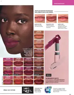 Avon - Campanha 02 - Pré-Visualização do folheto da loja Avon, válido de 06.01.2026 | Página: 53 | Produtos: Cereja, Maquiagem, Areia, Blush