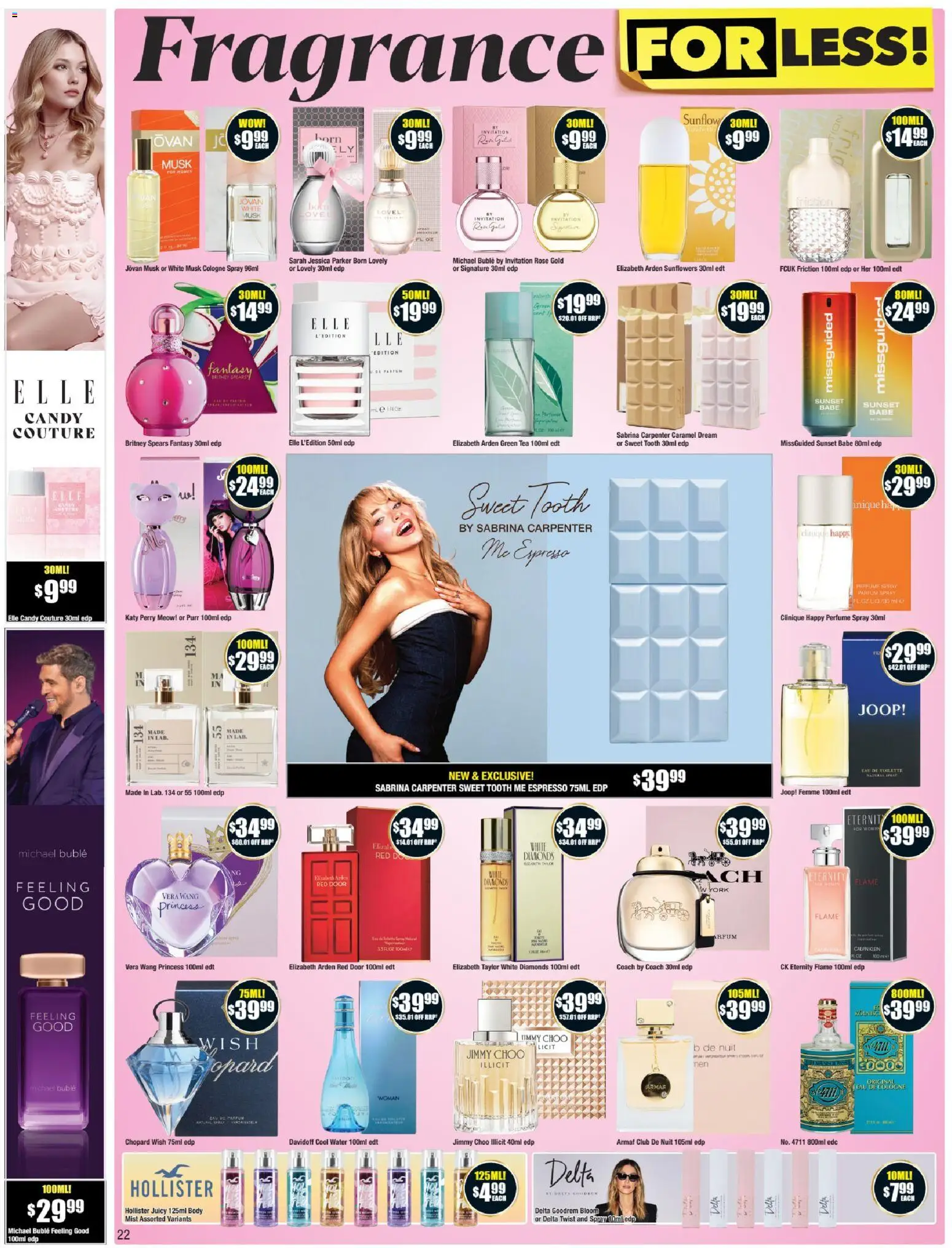 Chemist Warehouse catalogue - valid from 26.02.2026 | Page: 22 | Products: Fragrance, Eau de toilette, Peach, Cologne
