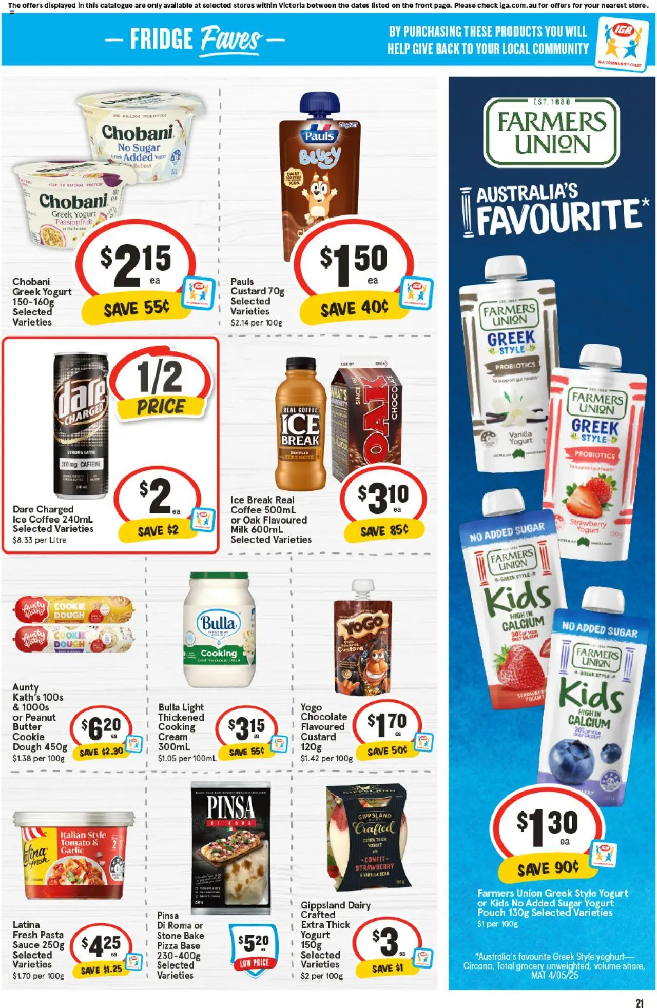 IGA catalogue - valid from 20.08.2025 | Page: 17 | Products: Chicken, Fish, Pasta, Sauce