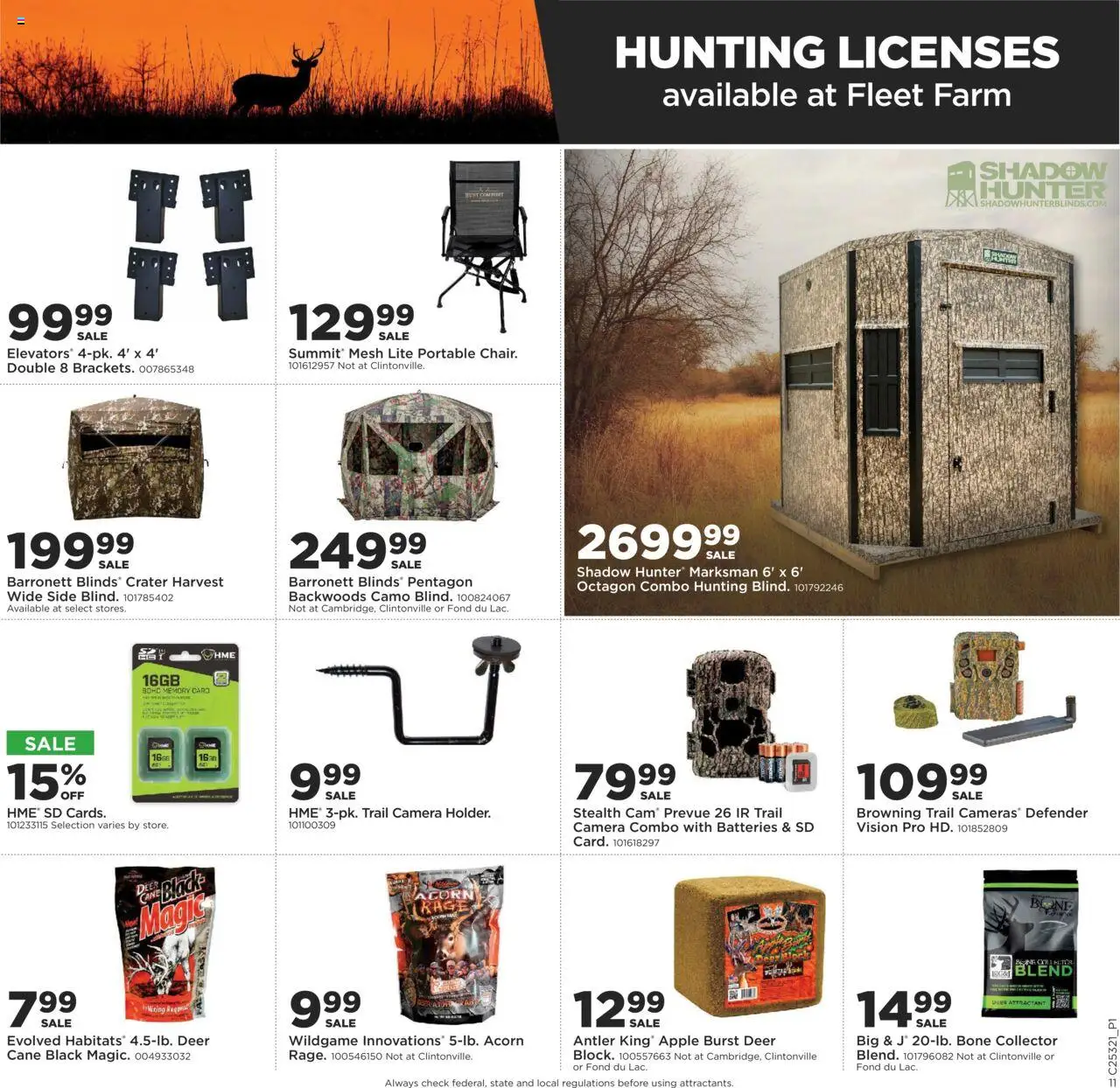 Mills Fleet Farm Weekly Ad - valid from 07.08.2025 | Page: 12 | Products: Camera, Memory card, Trail Camera