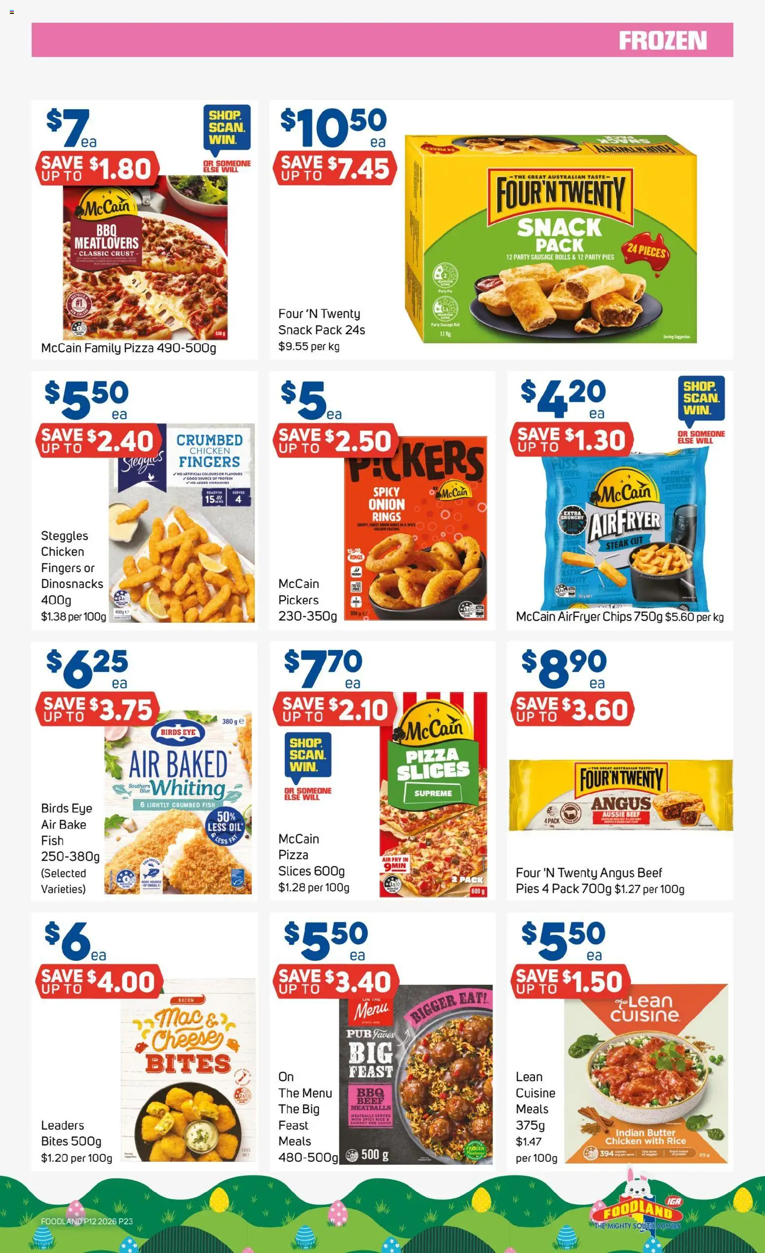 Foodland catalogue - valid from 18.03.2026 | Page: 23 | Products: Butter, Cheese, Fish, Steak