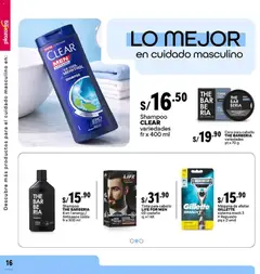 Vista previa de folleto Plaza Vea catálogo de la Plaza Vea válido desde 06.04.2026 | Página: 16 | Productos: Shampoo, Maquina de afeitar