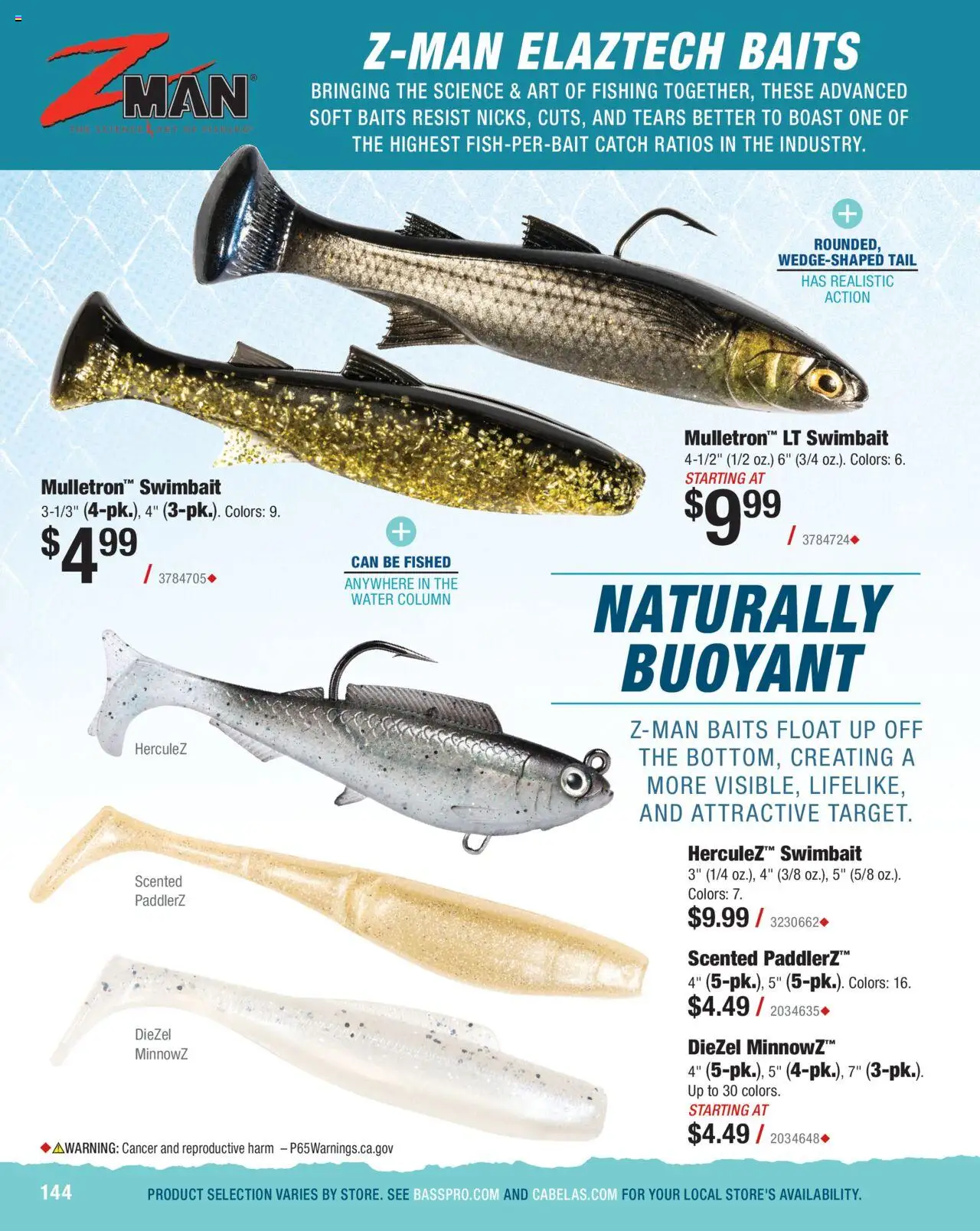 Cabela's Saltwater Specialist 25 - valid from 01.01.2025 | Page: 144 | Products: Water