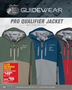 Preview of Cabela's weekly ads valid from 22.01.2026 | Page: 100 | Products: Jacket