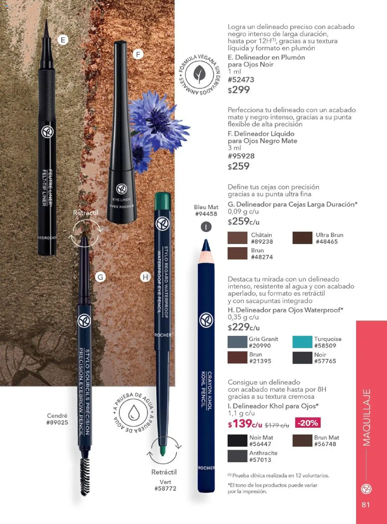 Nuevas ofertas de Yves Rocher válidas en toda la República Mexicana desde el 28.10.2025. ¡Encuentra las mejores ofertas en Yves Rocher - Campaña 15 2025! | Página: 83 | Productos: Sacapuntas, Agua, Mate, Maquillaje