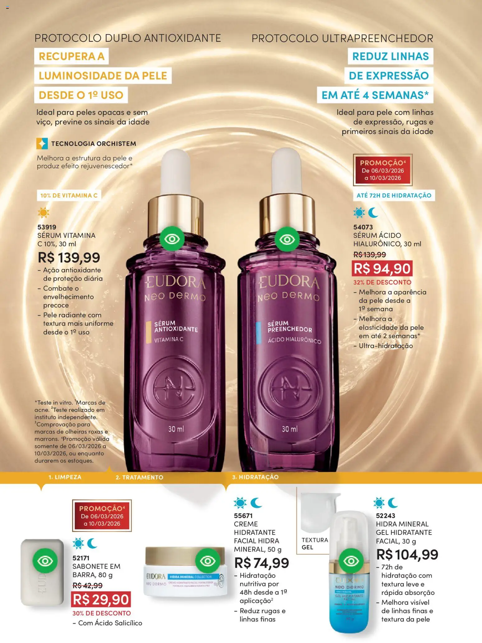 Eudora Folheto - válido de 19.02.2026 | Página: 78 | Produtos: Sérum, Creme, Sabonete, Vitamina c