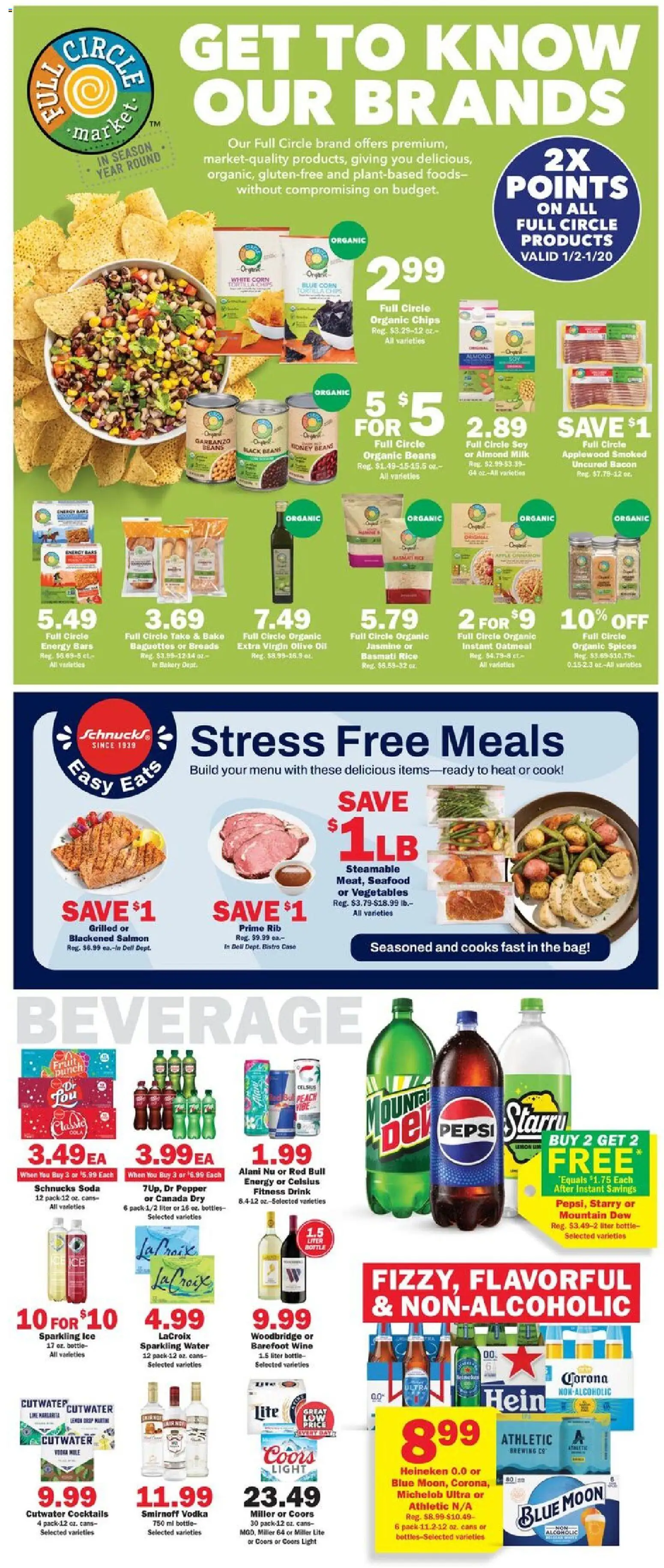 Schnucks Weekly Print Ad - MO - valid from 02.01.2026 | Page: 3 | Products: Milk, Rice, Water, Pepper