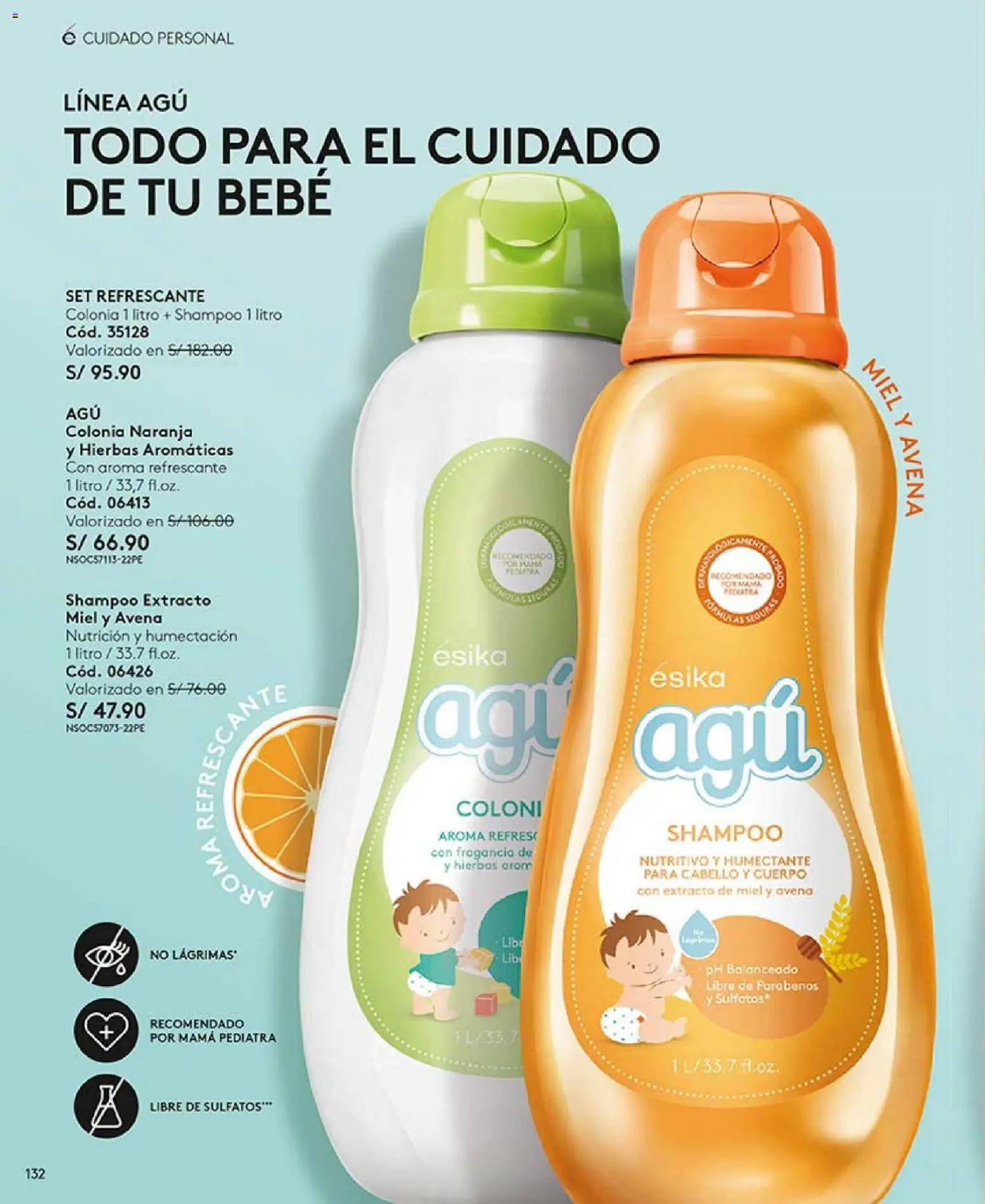 Catálogo Ésika válido desde 04.04.2026 | Página: 144 | Productos: Shampoo, Avena, Fragancia
