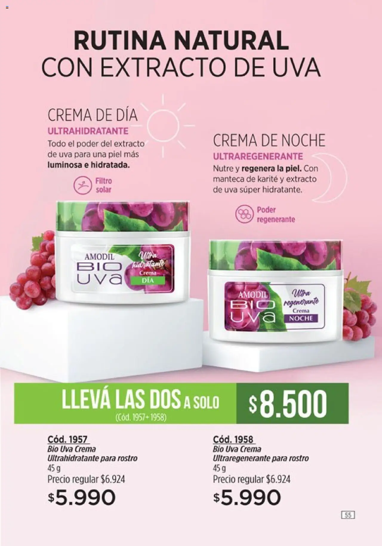 Catálogo Amodil Campaña 11 │ válido desde el 13.06.2025 | Página: 55 | Productos: Manteca, Uva, Crema