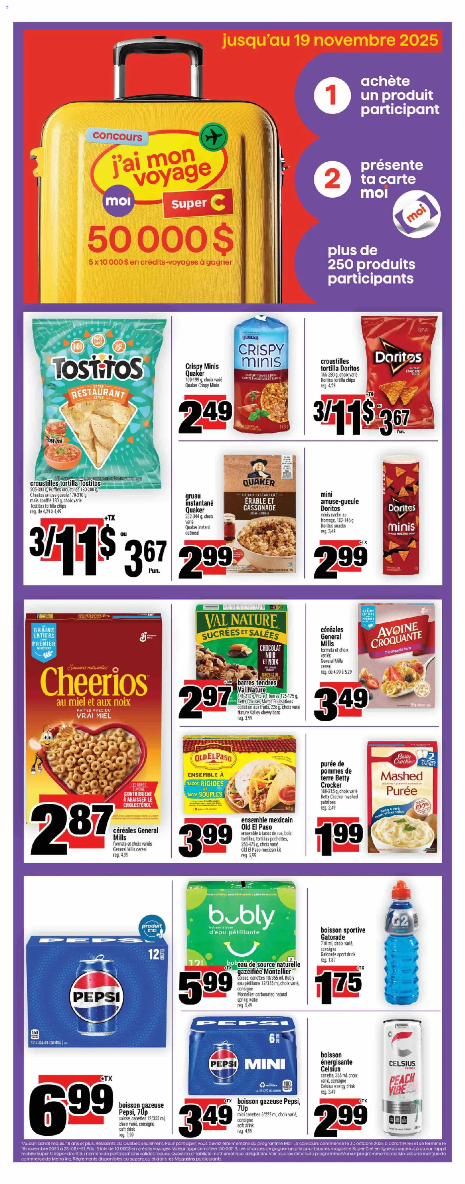 Super C flyer valid from 30.10.2025 | Page: 9 | Products: Chips, Potatoes