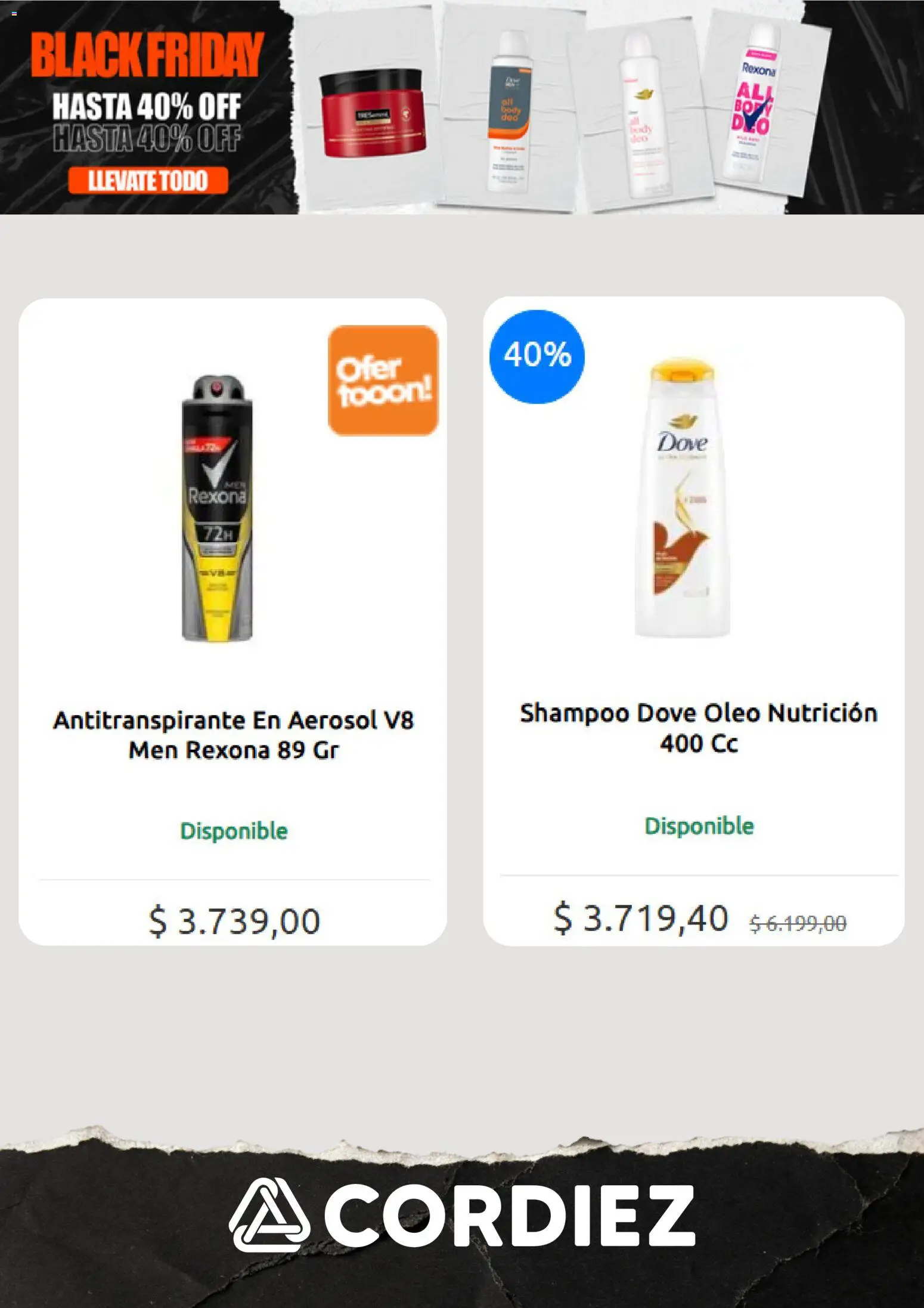 Cordiez Black Friday │ válido desde el 27.11.2025 | Página: 5 | Productos: Body, Shampoo, Antitranspirante