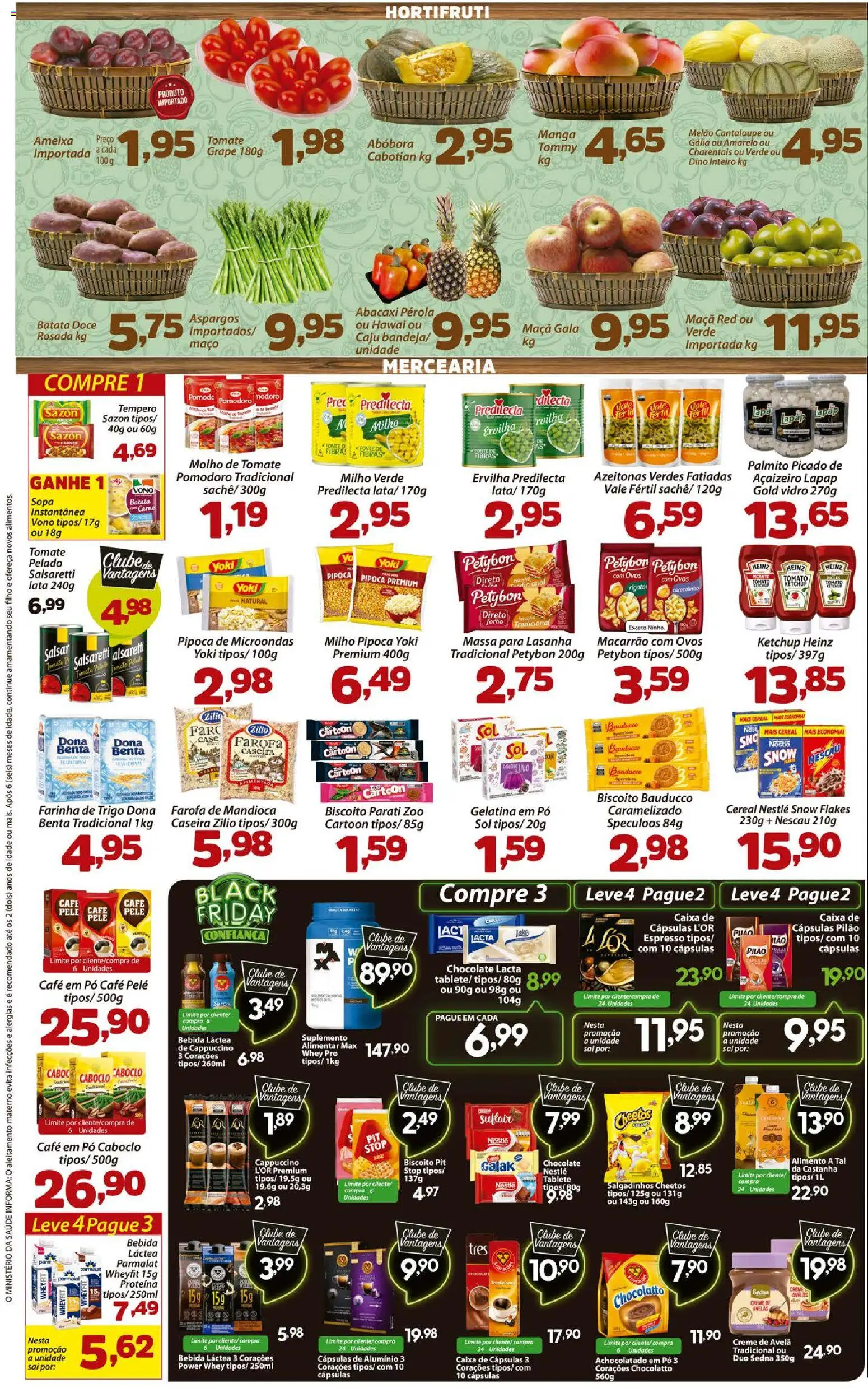 Confiança Folheto - válido de 28.11.2025 | Página: 2 | Produtos: Farinha de trigo, Farofa, Ameixa, Avelã