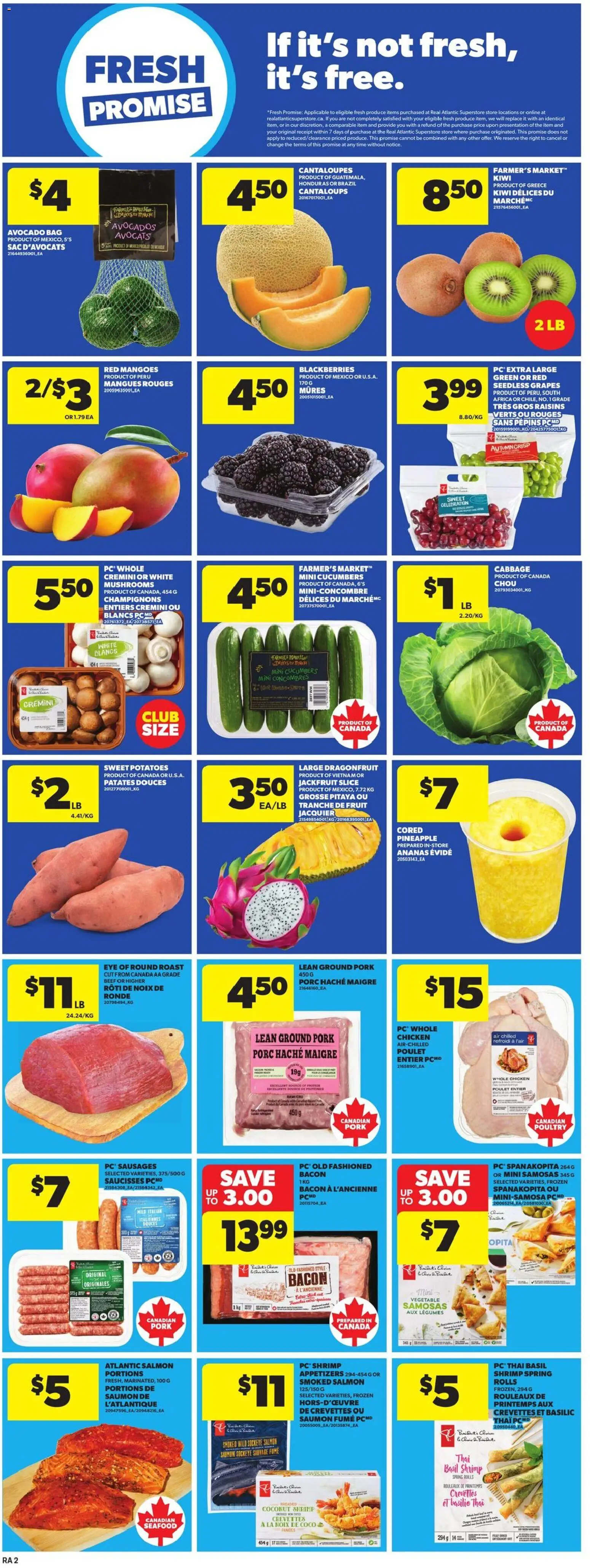 Atlantic Superstore flyer valid from 12.03.2026 | Page: 5 | Products: Beef, Kiwi, Chicken, Pork