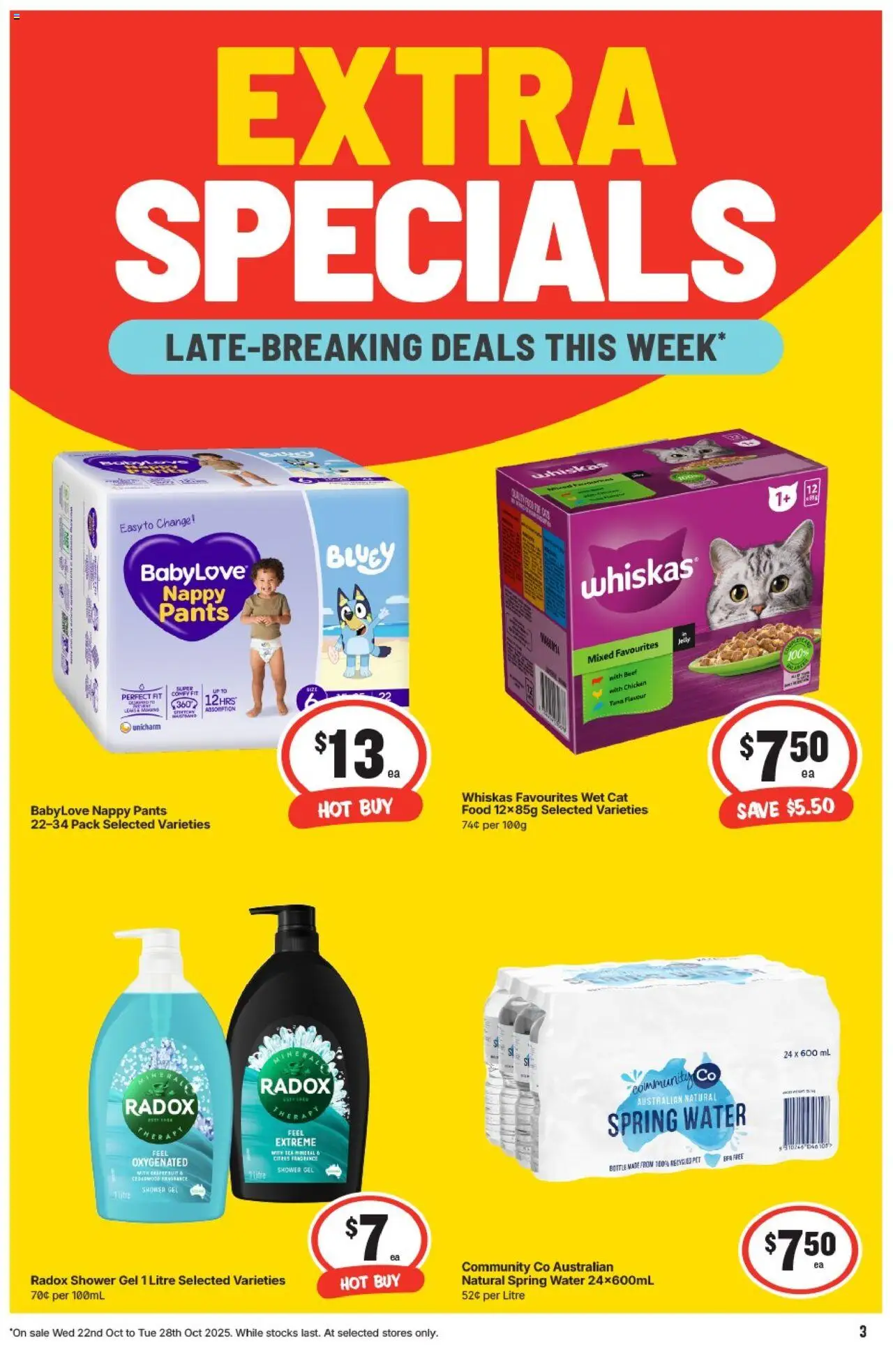 IGA catalogue - valid from 22.10.2025 | Page: 4 | Products: Pizza, Pasta, Sauce