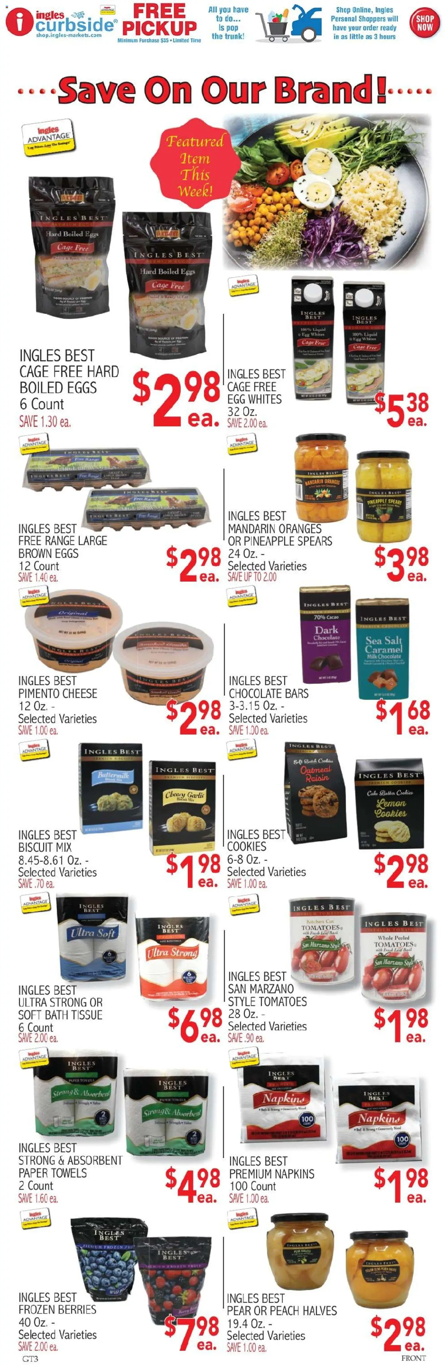 Ingles Weekly Ad - valid from 15.04.2026 | Page: 7 | Products: Cookies, Salt, Peach, Pear