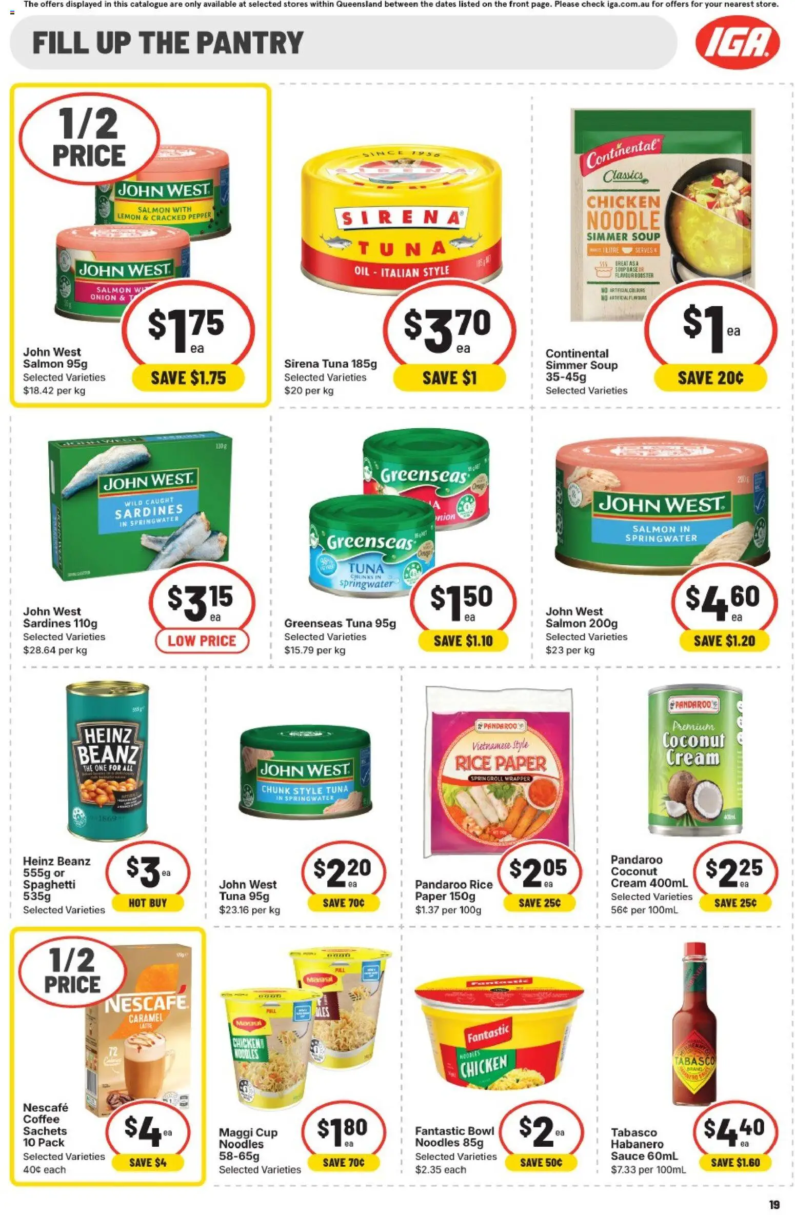 IGA catalogue - valid from 24.12.2025 | Page: 22 | Products: Chicken, Cream, Sauce, Pepper
