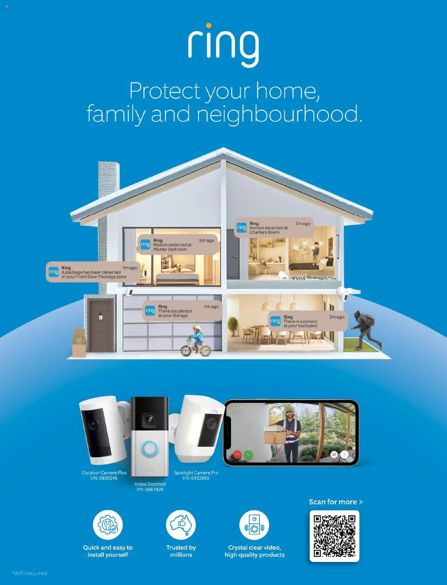 Bunnings Warehouse catalogue - valid from 01.11.2025 | Page: 9 | Products: Door, Doorbell, Camera