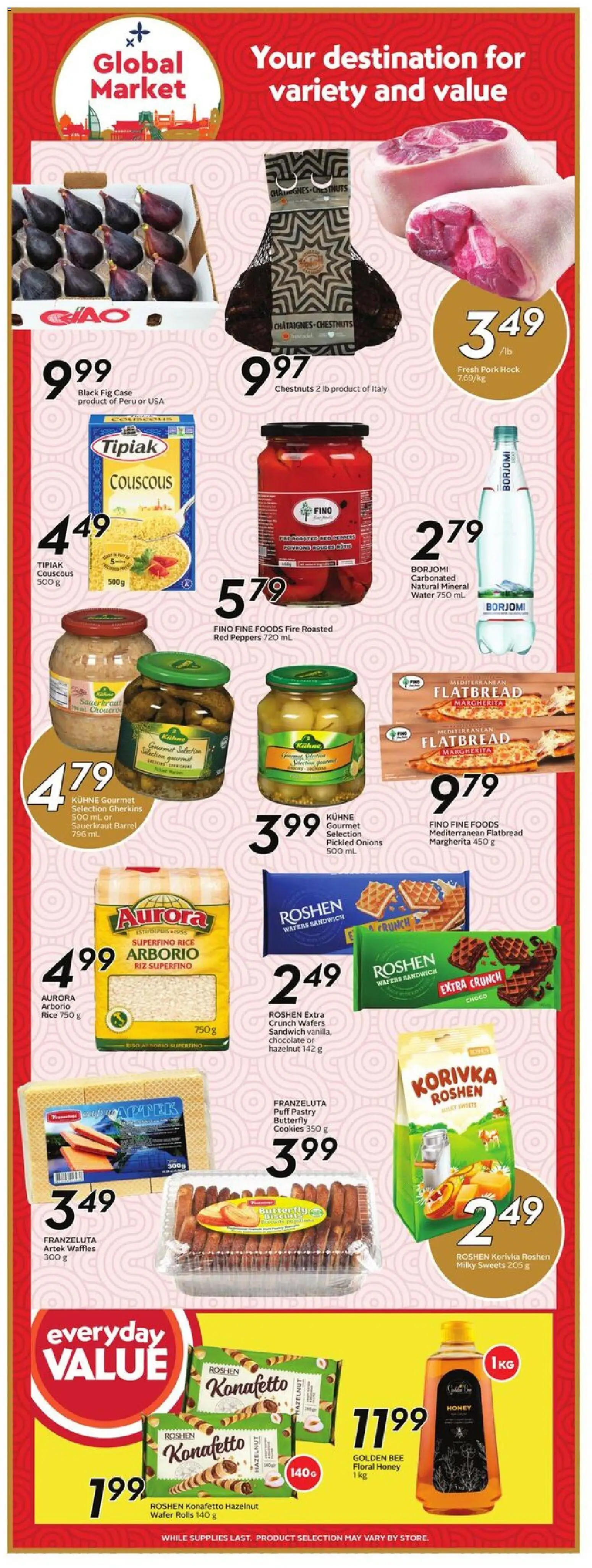 Safeway flyer valid from 11.12.2025 | Page: 14 | Products: Rice, Cookies, Chocolate, Pork
