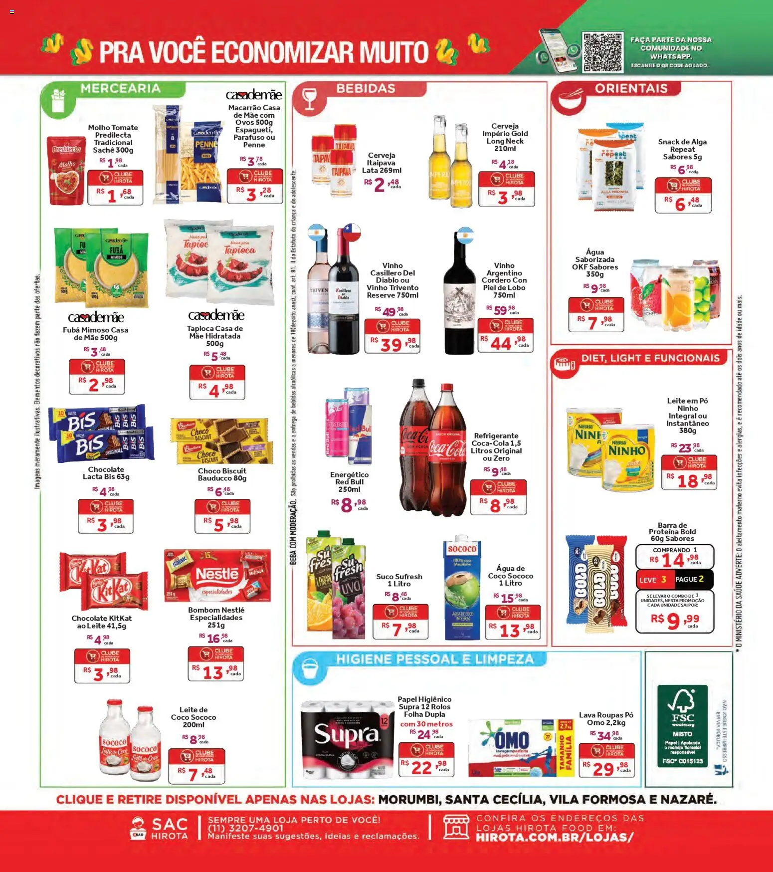 Hirota Food Folheto - válido de 09.01.2026 | Página: 2 | Produtos: Coco, Refrigerante, Bombom, Papel higiênico