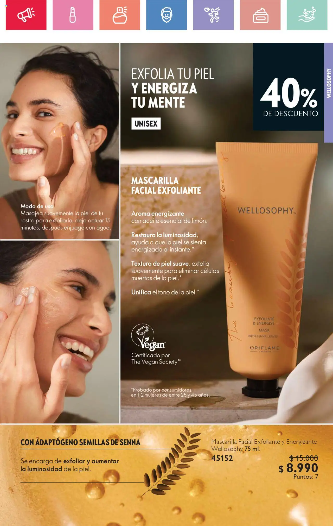 Oriflame catálogo │ válido desde el 21.06.2025 | Página: 107 | Productos: Semillas, Mascarilla, Aceite