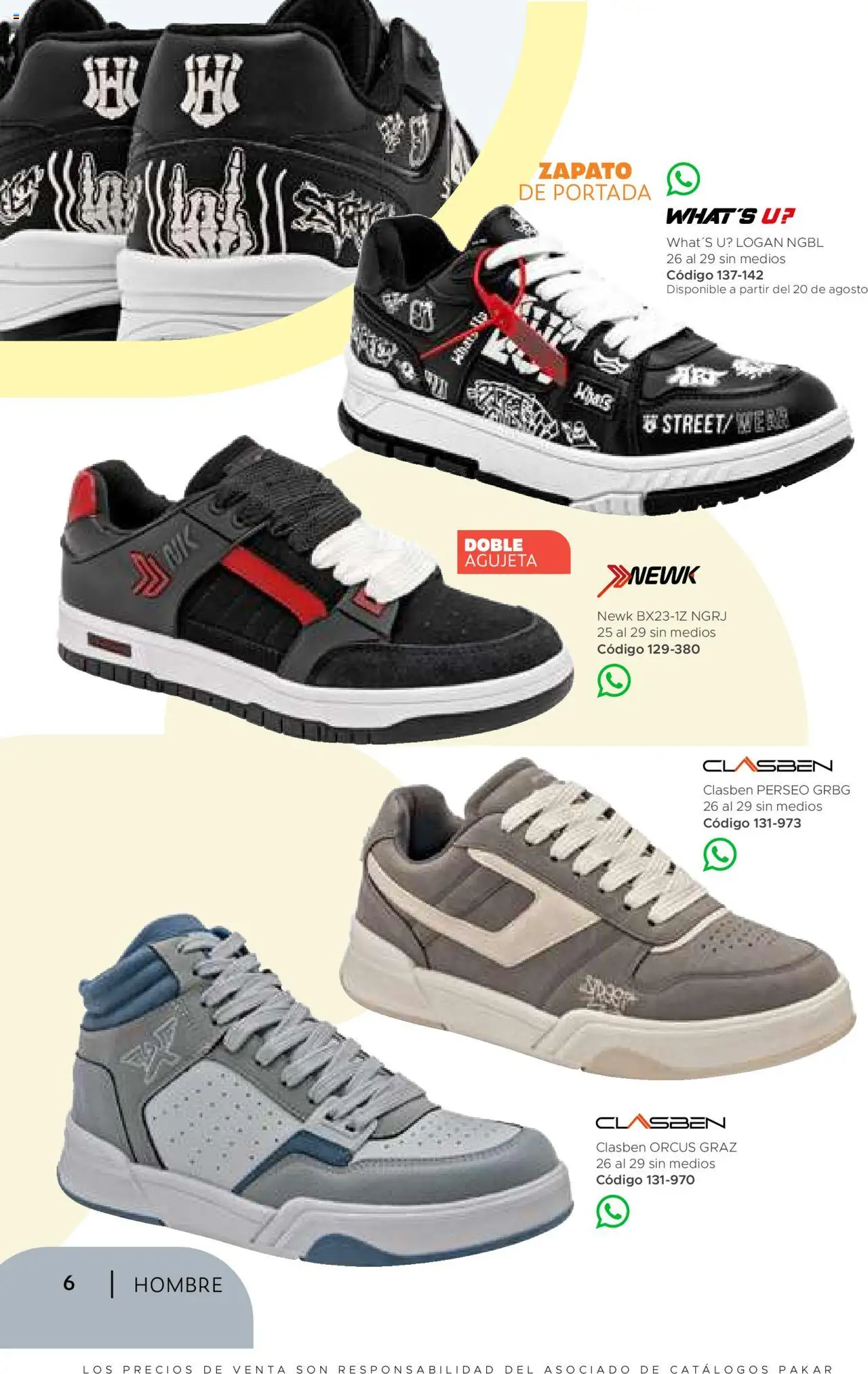 Nuevas ofertas de SC Pakar válidas en toda la República Mexicana desde el 24.07.2025. ¡Encuentra las mejores ofertas en SC Pakar - Catálogo Hombre otoño / invierno! | Página: 6