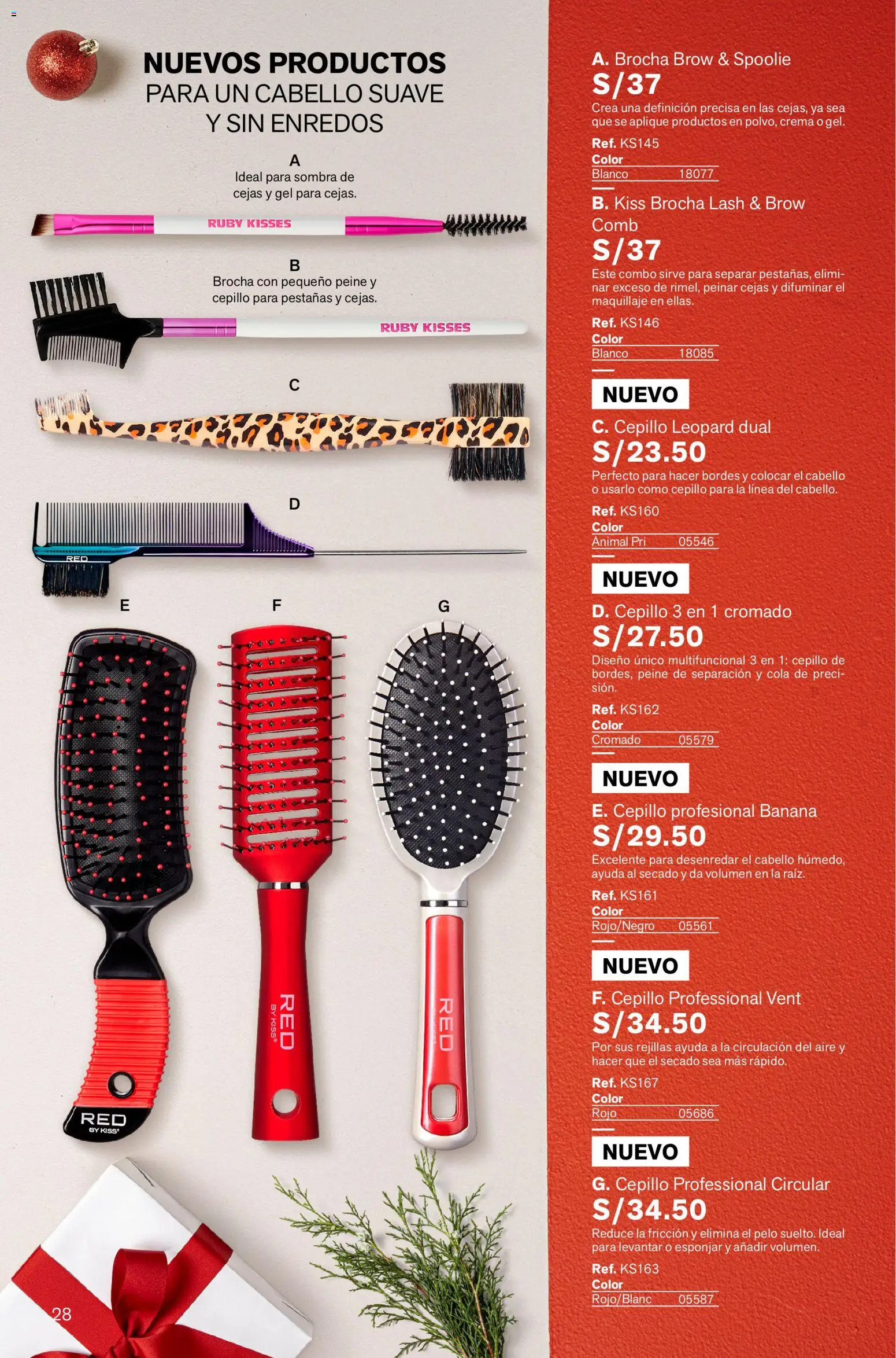 Catálogo Leonisa válido desde 05.12.2025 | Página: 28 | Productos: Brocha, Crema, Maquillaje