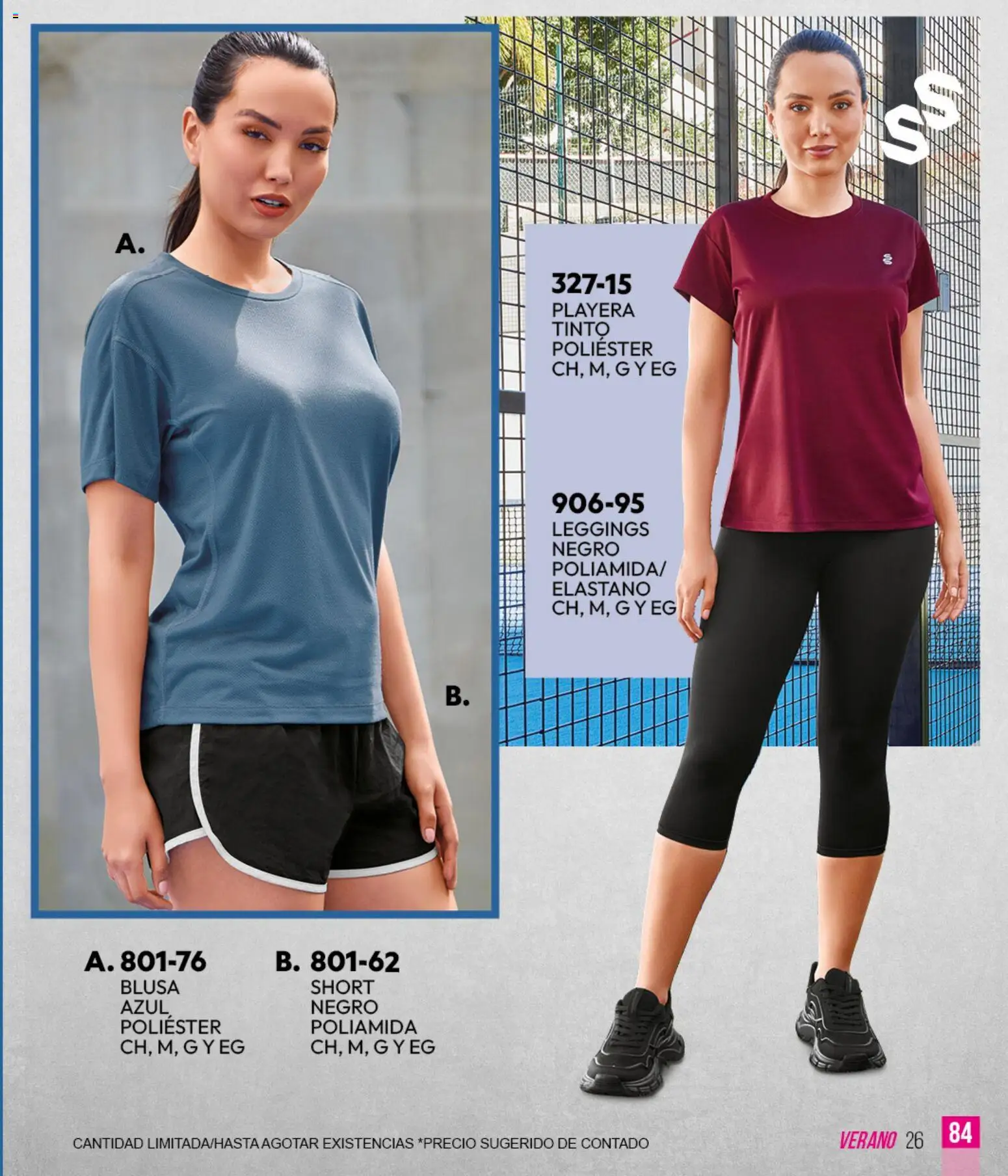 Nuevas ofertas de Cklass válidas en toda la República Mexicana desde el 05.03.2026. ¡Encuentra las mejores ofertas en Cklass catálogo Verano Sportbrands Dama! | Página: 85 | Productos: Blusa, Leggings, Playera, Short