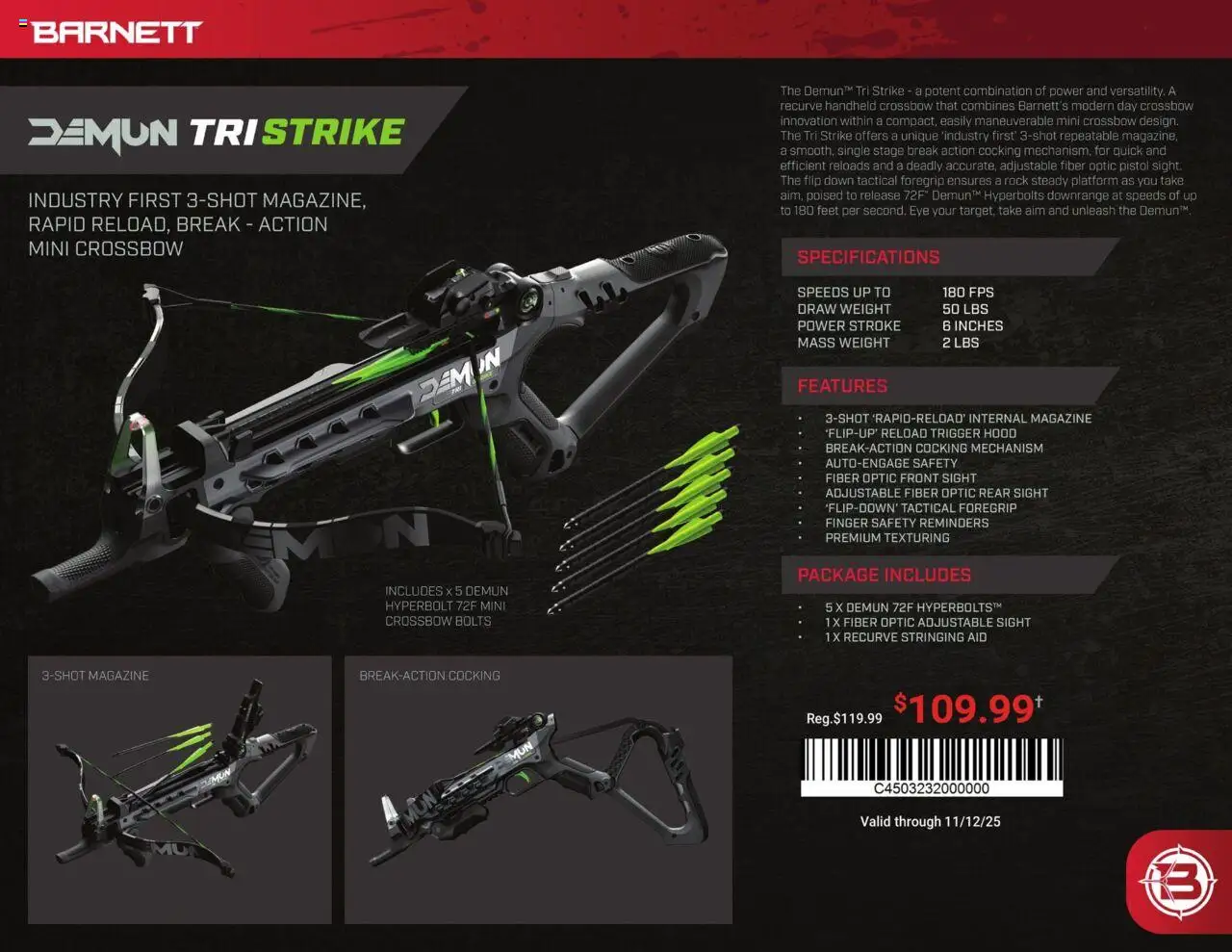 Dunham's Sports Crossbow Guide - valid from 14.08.2025 | Page: 3 | Products: Bolts, Crossbow, Weight