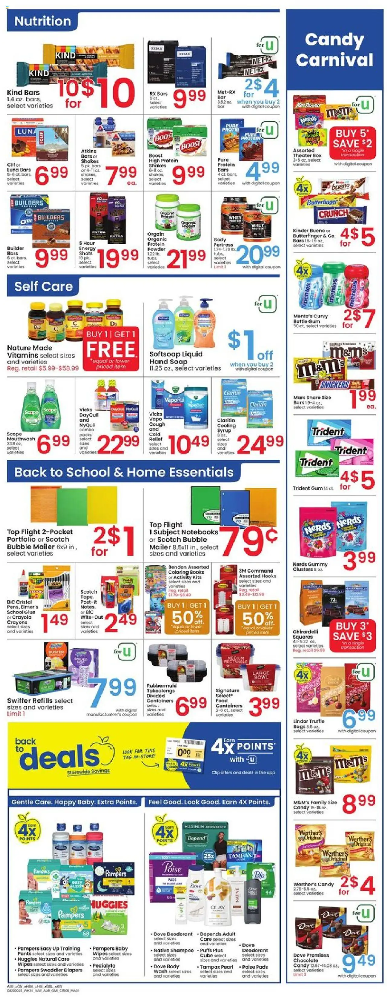 Albertsons Weekly Ad - valid from 20.08.2025 | Page: 6 | Products: Clip, Soap, Deodorant, Mouthwash