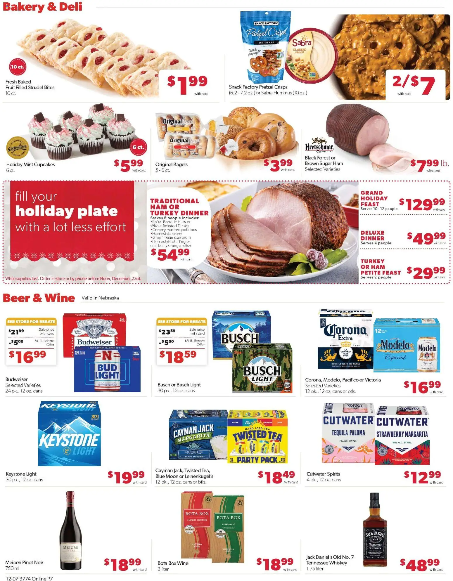 Family Fare Weekly Ad - NE - valid from 07.12.2025 | Page: 12 | Products: Juice, Beer, Sugar, Phone