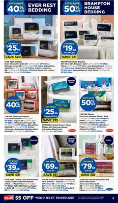 Preview of Spotlight Catalogue  - valid from 11.02.2026 | Page: 5 | Products: Duck, Mattress, Pillow, Allergy