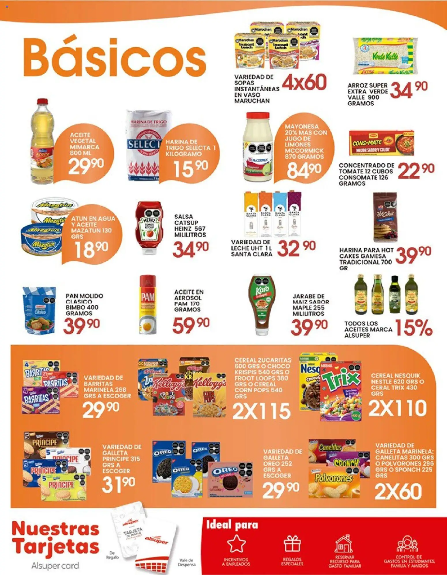 Nuevas ofertas de Alsuper válidas en toda la República Mexicana desde el 24.04.2026. ¡Encuentra las mejores ofertas en Alsuper folleto Durango! | Página: 6 | Productos: Maíz, Agua, Arroz, Catsup