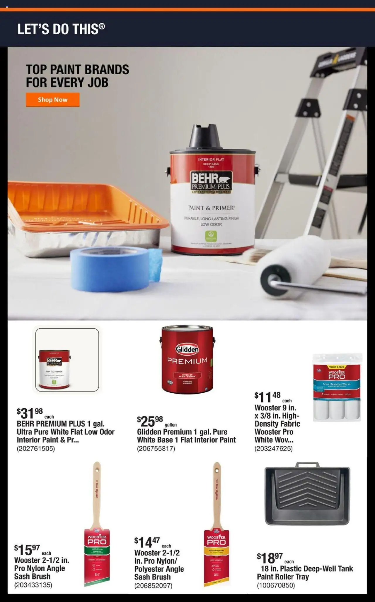 Home Depot Shop Pro Ad - FL - valid from 06.10.2025 | Page: 4 | Products: Brush