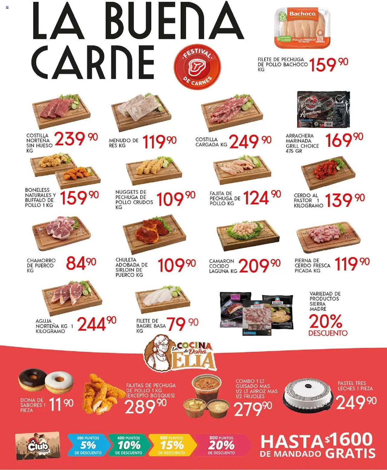 Nuevas ofertas de Alsuper válidas en toda la República Mexicana desde el 10.10.2025. ¡Encuentra las mejores ofertas en Alsuper - Folleto! | Página: 2 | Productos: Pollo, Pastel, Cerdo, Res
