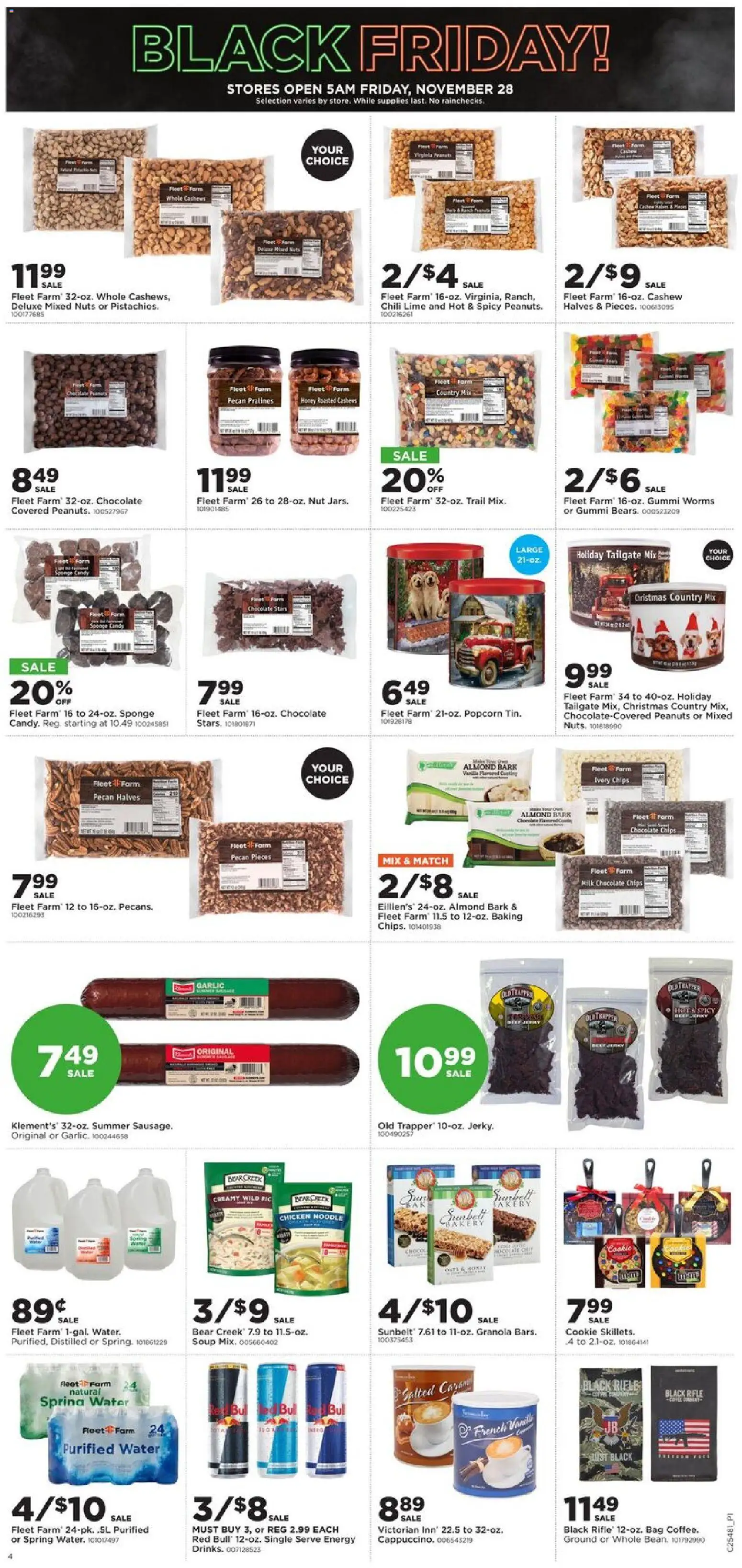Mills Fleet Farm Black Friday - valid from 26.11.2025 | Page: 6 | Products: Nuts, Sponge, Garlic, Lime