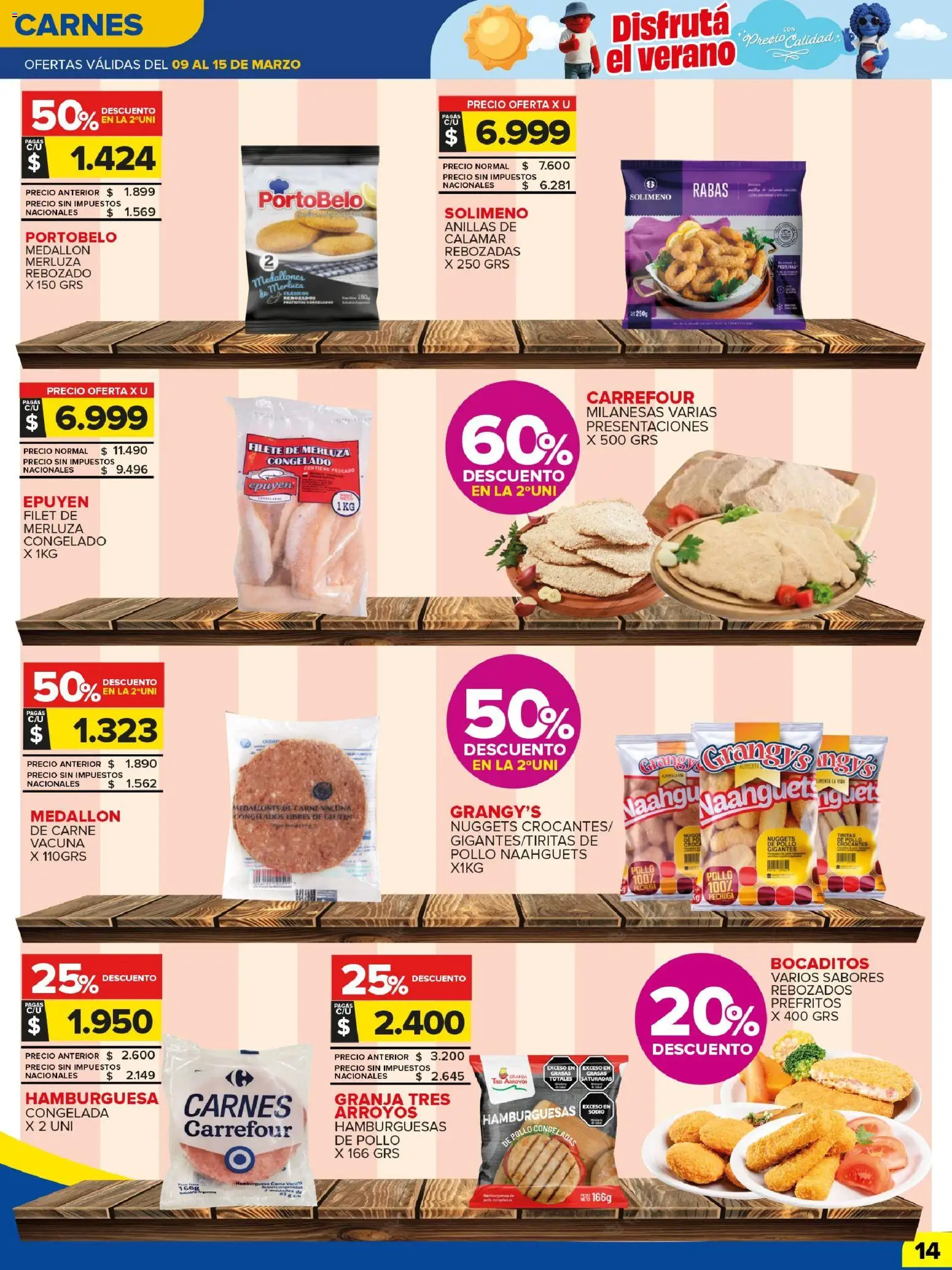 Carrefour Maxi catálogo │ válido desde el 09.03.2026 | Página: 14 | Productos: Pollo, Pescado