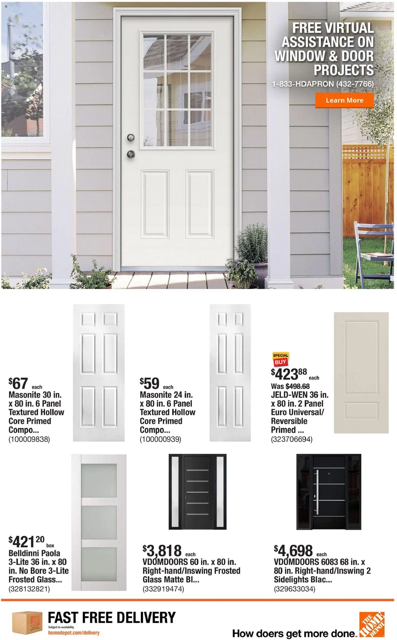 Home Depot Weekly Ad - AZ - valid from 08.01.2026 | Page: 10 | Products: Masonite