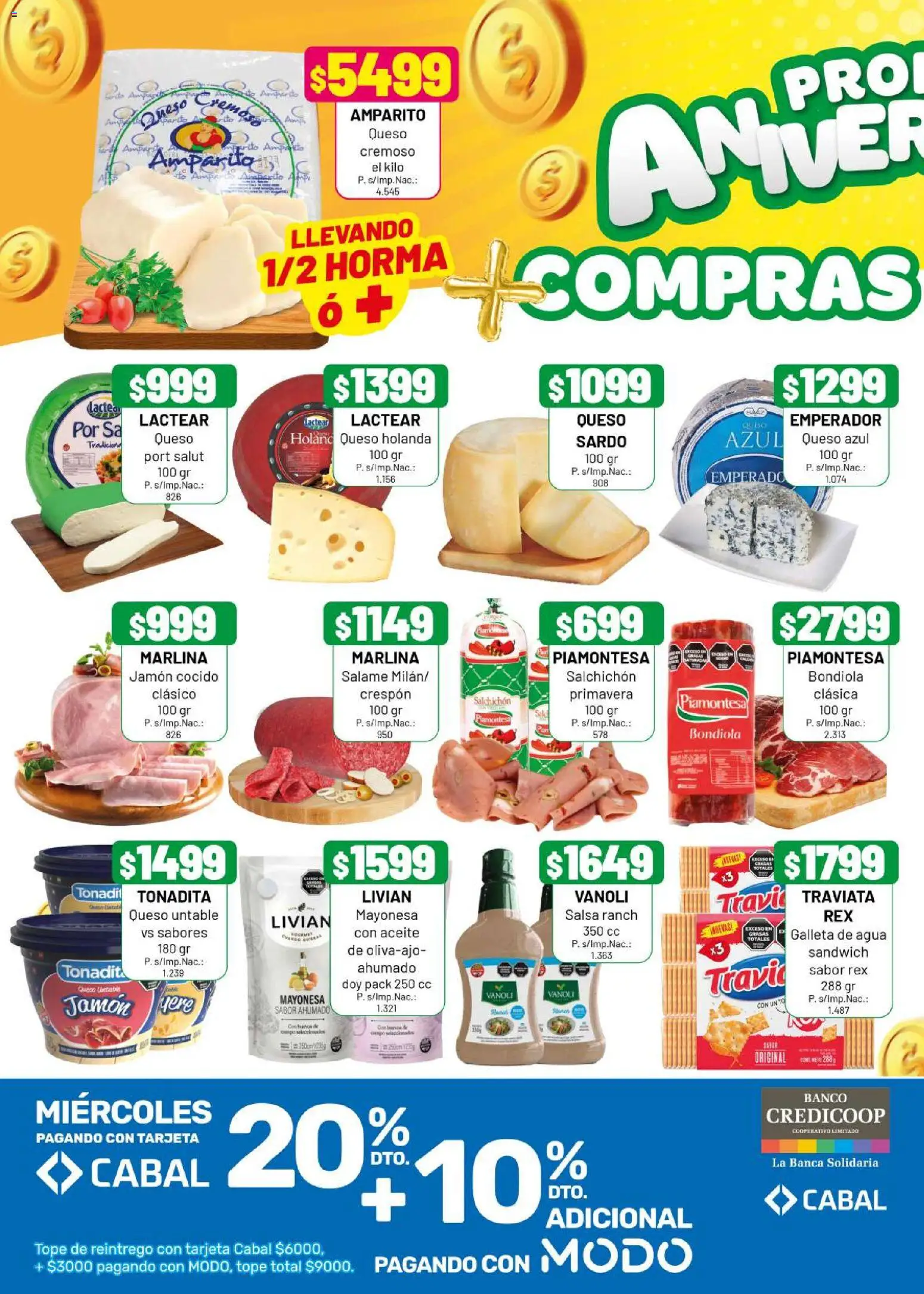 Almacor catálogo │ válido desde el 20.11.2025 | Página: 4 | Productos: Jamón cocido, Aceite, Mayonesa, Queso