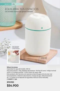 Avon revista - valida desde el 12.09.2025 | Página: 66 | Productos: Esencias, Cable, Usb, Peso
