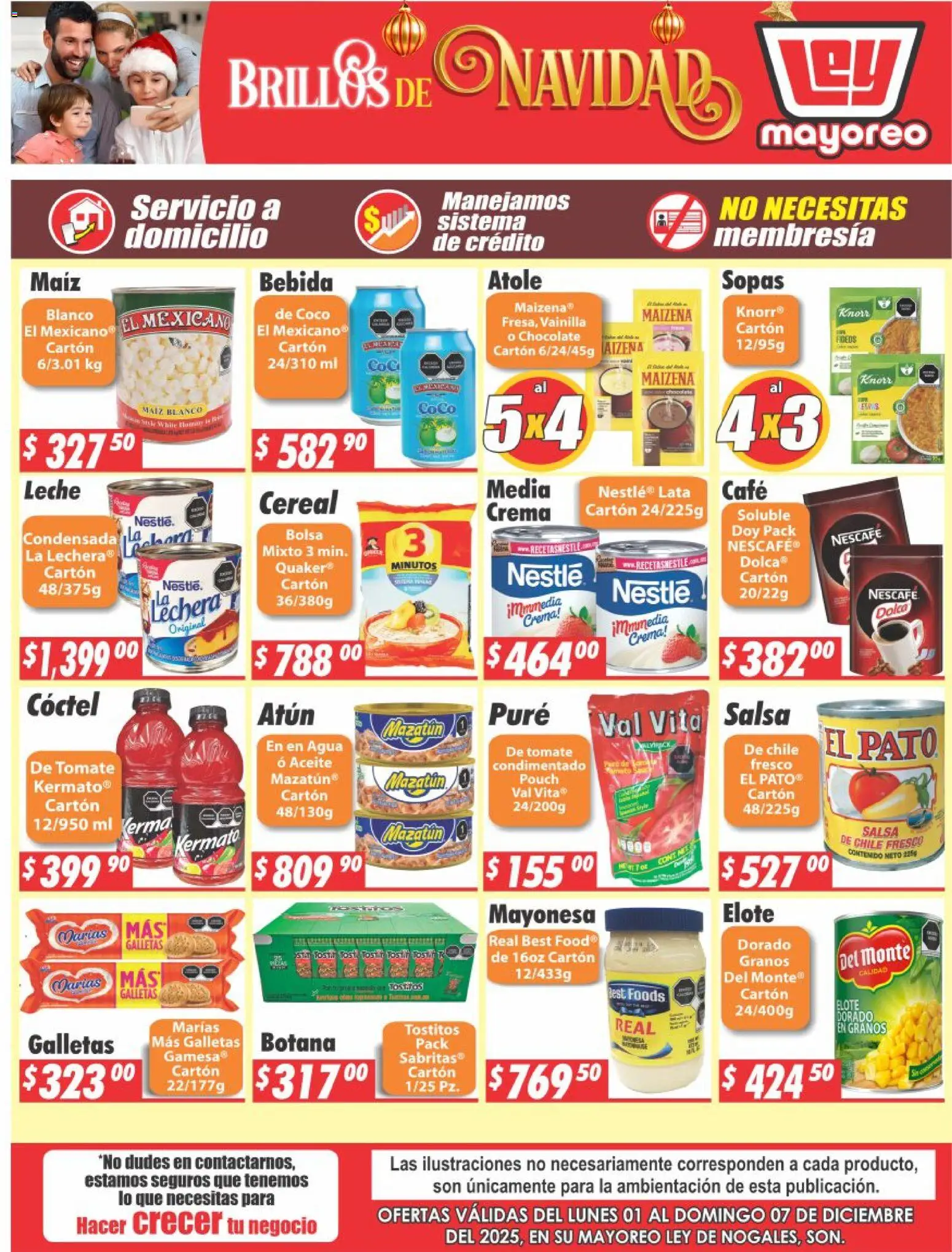 Nuevas ofertas de Casa Ley válidas en toda la República Mexicana desde el 01.12.2025. ¡Encuentra las mejores ofertas en Casa Ley folleto Nogales! | Página: 1