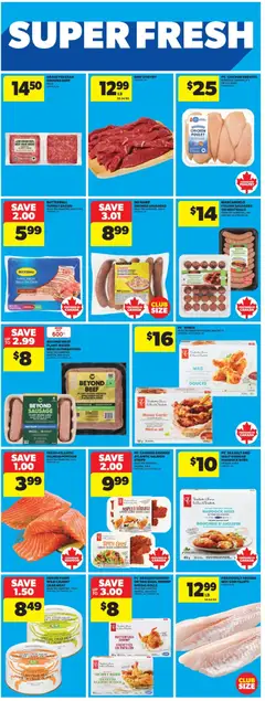 Preview of Real Canadian Superstore weekly flyer - ON from shop Real Canadian Superstore valid from 09.04.2026 | Page: 13 | Products: Beef, Cheese, Oil, Pork
