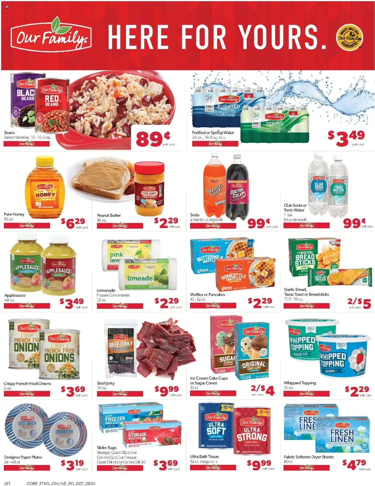 Family Fare Weekly Ad - MI - valid from 24.08.2025 | Page: 11 | Products: Bath, Beef, Sugar, Freezer