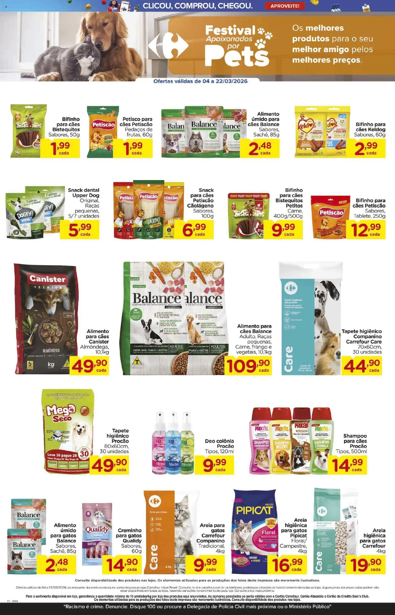 Carrefour Folheto - válido de 04.03.2026 | Página: 3 | Produtos: Areia, Tapete, Frango, Atum