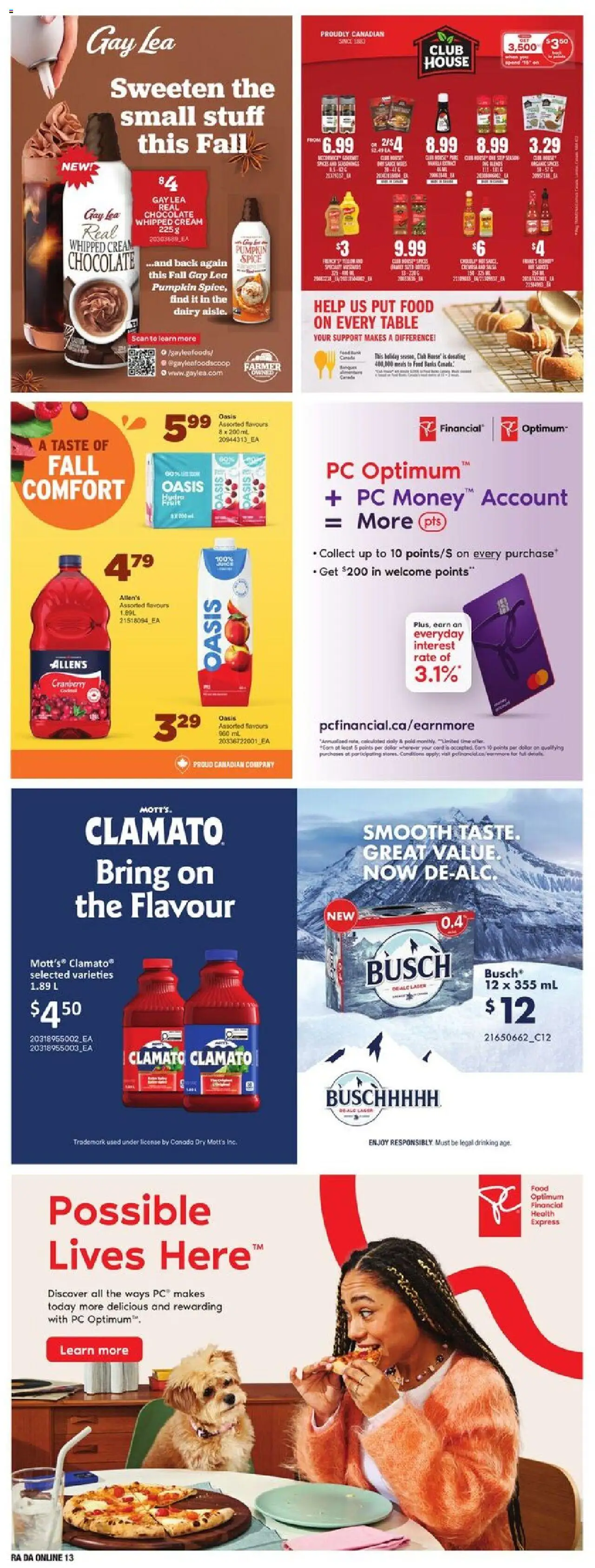 Atlantic Superstore flyer valid from 25.09.2025 | Page: 29 | Products: Cream, Table, Chocolate, Pumpkin