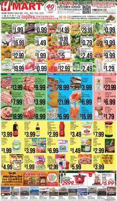 Preview of Hmart weekly ads valid from 19.12.2025