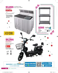 Nuevas ofertas de Chedraui válidas en toda la República Mexicana desde el 04.09.2025. ¡Encuentra las mejores ofertas en Chedraui - Folleto! | Página: 14 | Productos: Lavadora