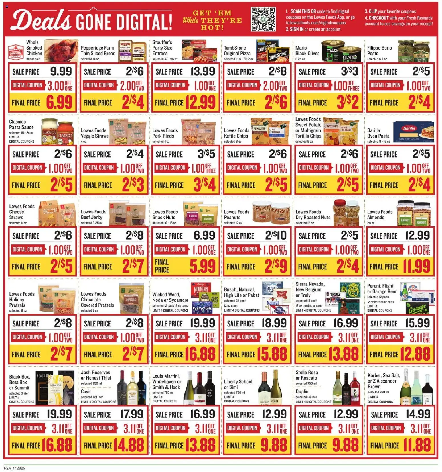 Lowes Foods Weekly Ad - valid from 28.11.2025 | Page: 2 | Products: Chocolate, Pork, Oven, Kettle