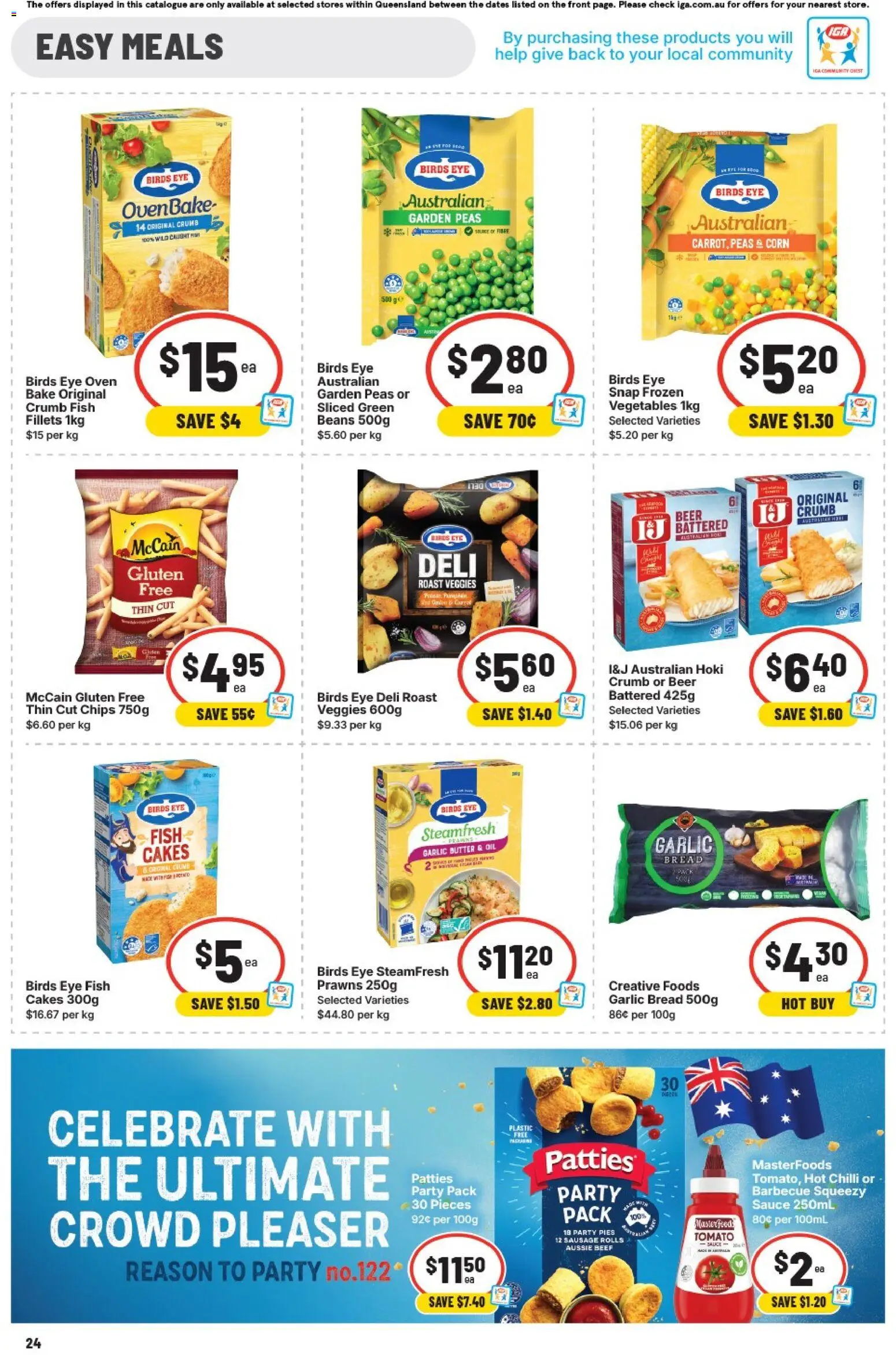 IGA catalogue - valid from 21.01.2026 | Page: 20 | Products: Beef, Prawns, Vegetables, Chilli