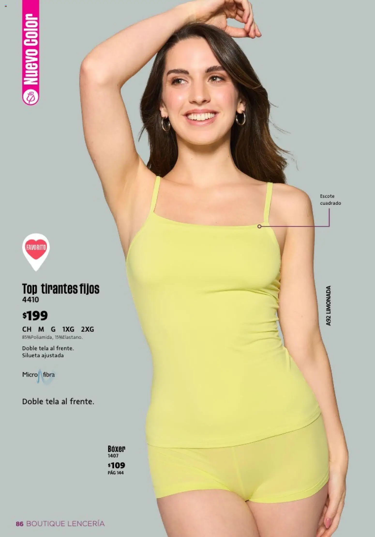 Nuevas ofertas de Ilusión válidas en toda la República Mexicana desde el 01.02.2026. ¡Encuentra las mejores ofertas en Ilusión catálogo Primavera! | Página: 88 | Productos: Top, Tirantes, Lenceria