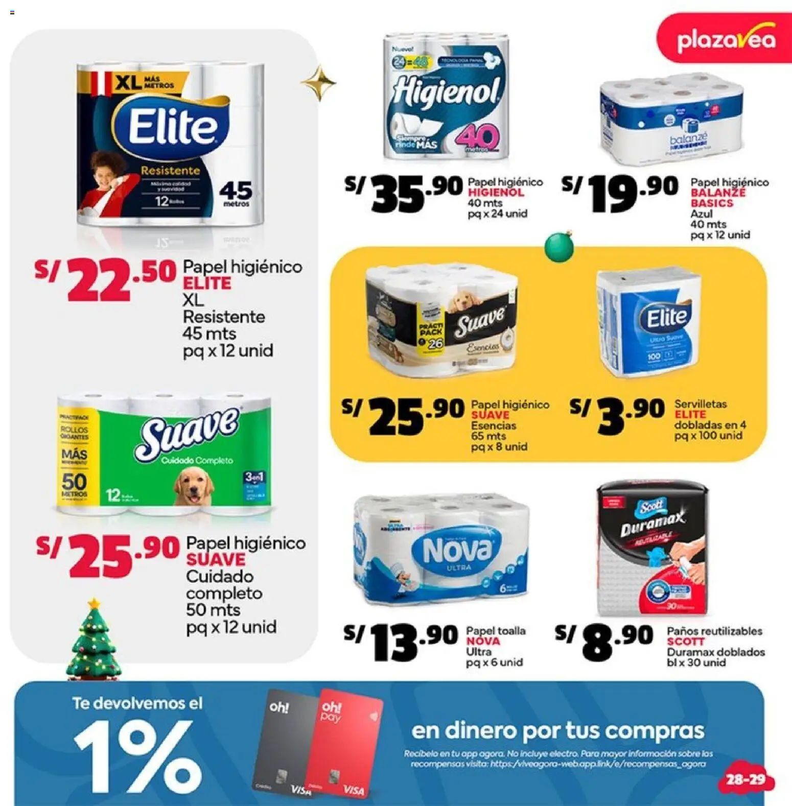 Catálogo Plaza Vea válido desde 17.11.2025 | Página: 29 | Productos: Toalla, Té